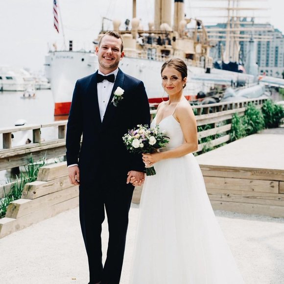 BHLDN Jenny Yoo Clarke Skirt Size 14 - Picture 14 of 16